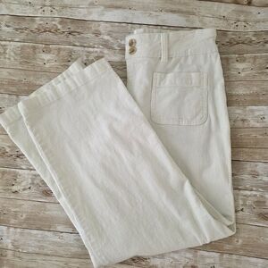 Maurices Cream Cropped Pants